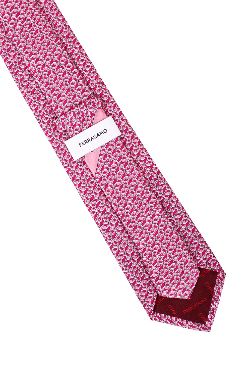 shop SALVATORE FERRAGAMO  Cravatta: Salvatore Ferragamo cravatta in seta stampa "Prisco".
Cravatta in pura seta decorata con stampa gancini.
Composizione: 100% Seta.
Fabbricata in Italia.. PRISCO 350727-754910 number 2052241